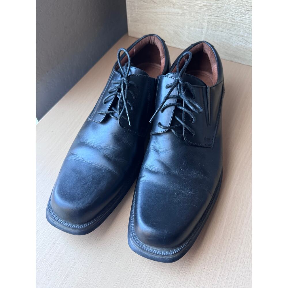 Joseph & Feiss Men’s Size 12 Black Leather Lace Up Dress Shoes